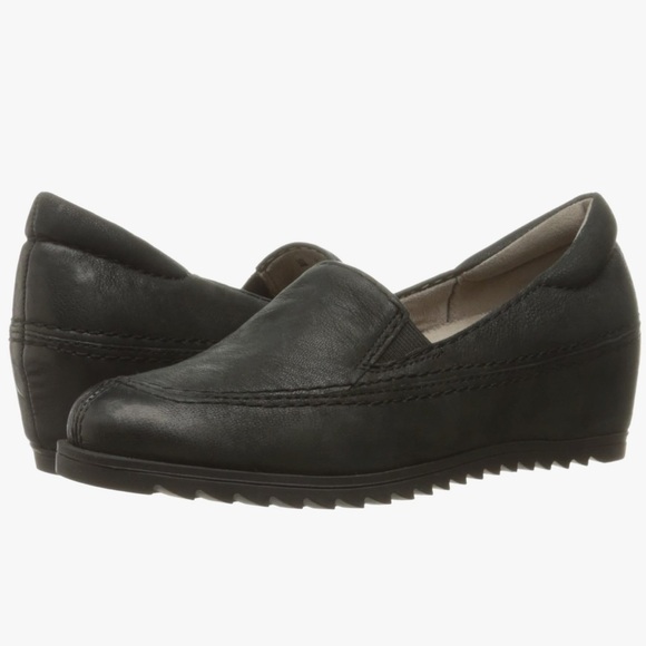 Naturalizer Shoes - Naturalizer Harker Slip-on Wedge Loafer in Black Women’s Size 5